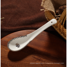 Ceramic Spoons with Comfortable size for Eating Soups.